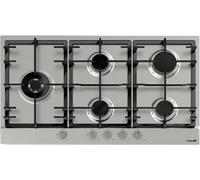 Foster 7016032 Table de Cuisson 90 CM en Acier Inoxydable 5 Feux Grilles Fonte