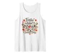Foster Adopt Love Senior Rescue Graphic Adopt Don't Dogs Débardeur