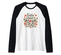 Foster Adopt Love Senior Rescue Graphic Adopt Don't Dogs Manche Raglan