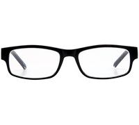 Foster Grant Lunettes de lecture Glasgow noir brillant grossissements multiples, noir brillant, +2.50 Magnification