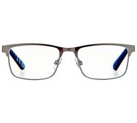 Foster Grant Lunettes de lecture Larch à lumière bleue, gris bronze, grossissement multiple, gris, +2.00 Magnification