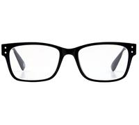Foster Grant Lunettes de lecture Orta Eye Care, noir brillant, +2.50 Magnification