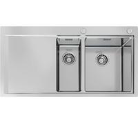 FOSTER Lavello Inox 2 Cuves Master DX Filo Top 100 CM