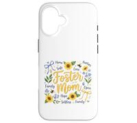 Foster Mom Nurturing Family Hope Tournesols Coque pour iPhone 16