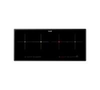 Foster P.Vtc Induz.4P Lin.Bridge S4000Blk* - 7334245 Plaque à induction Encastrable | Classe énergétique A++ | 4 zones avec fonction Bridge, verre noir, commandes tactiles