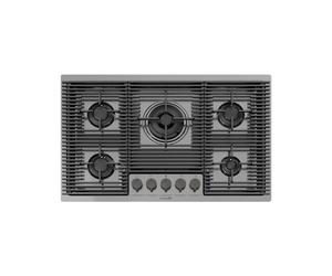 Foster Piano Milanello 5F Ft Gunmetal - 7682006 Plaque de cuisson Ã gaz EncastrÃ© | Acier inoxydable AISI 304 Gun MÃ©tal, Dimensions 803 x 513, Grilles en fonte, coprispartifiamma smaltati