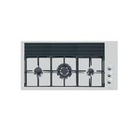 Foster Piano S4000 Linea 3F Ft Large Inox - 7285032 Plaque de cuisson Ã gaz EncastrÃ© | Acier inoxydable AISI 304 satinÃ©, Dimensions 925x465, Grilles en fonte, coprispartifiamma smaltati