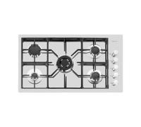Foster S4000 4F+Tc C Ft Inox - 7271032 Plaque de cuisson à gaz Encastrable | Classe énergétique A | 4 brûleurs, acier inox, grilles en fonte