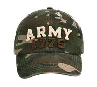 Fostex - Casquette Baseball Délavée Army 1775 - Camouflage Woodland