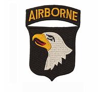 Fostex - Patch 101st Airborne Écusson Militaire - Noir