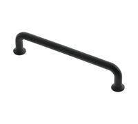 FOSUN GTV Poignée de Meuble NORD, Design Industriel Moderne, Entraxe 128 mm, Longueur 146 mm, en Alliage de Zinc (ZnAl), pour Cuisine et Tiroir, Finition Noir Mat