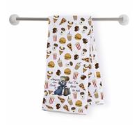 FOTAP Anyone Can Cook Inspire Serviette de cuisine pour les fans de rats Cadeau de rat Chef Cuisine Décoration de cuisine Merch Cadeau de pendaison de crémaillère