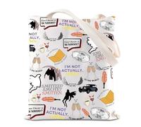 FOTAP G-Omens Merchandising Comédie TV Cadeau Crowley et Aziraphale Wings Trousse de maquillage G-Omens, blanc, Smitten T