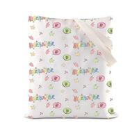 FOTAP Heart Stopper Merch Hi Leaf Sac fourre-tout Hi Hi Leaf Cadeau Feuilles Cadeau Inspiré de Spotify Sac fourre-tout Nick and Charlie Cadeau BL Garçon Love Cadeau, blanc, 14.26INCH