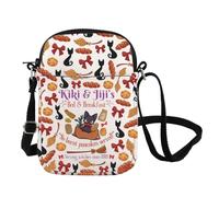 FOTAP Kiki&Jiji's Bed And Breakfast Inspire Sac à bandoulière Kiki Anime Lover Cadeau pour amoureux des chats noirs Sac à bandoulière sur le thème du film animé, Kiki Cb UK, INCHES