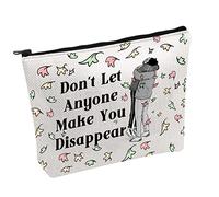 FOTAP LGBTQ Gift Heartstopper Trousse de maquillage Motif feuilles Cadeau inspiré de Spotify Cadeau Nick and Charlie Cadeau BL Boys Love Gift, blanc, Disparaître