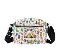 FOTAP Magic School Bus Merch Ceinture de sécurité Sac à bandoulière pour tout le monde Cadeau pour chauffeur de bus magique, Everyone Hb UK