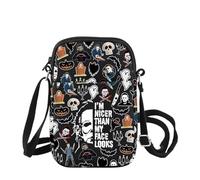 FOTAP Sac à bandoulière effrayant Halloween Inspire Cadeau pour amateur de films d'horreur Michael Scary Movie Merchandising Myers Killer, Face Look Cb UK, INCHES