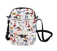 FOTAP Sac à bandoulière Mary Popp Supercalifragilistic Umbrella Poppins Sac à bandoulière Broadway Cadeau musical Mary Movie Messenger Bag, Super Cb, INCHES
