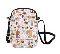 FOTAP Sac à bandoulière motif chats et chatons Marie Cat & Berlioz et Toulouse Cadeaux Chaton Amis Cadeau Cartoon Cat Lady Sac à bandoulière, Cool Cats Cb UK, INCHES