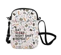 FOTAP Sac à bandoulière pour infirmière, cadeau de reconnaissance pour infirmière, travailleur de la santé, cadeau de remise de diplôme, N-shift Cb UK, INCHES