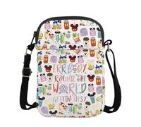 FOTAP Sac à bandoulière sur le thème des collations, contes équitables, sacs d'épicerie, cadeau pour les amoureux de la nourriture, cadeaux de vacances en famille, Le Worldcb-uk2