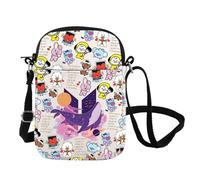 FOTAP Sac à bandoulière violet Whale K-pop Sac à bandoulière pour fan de Bangtan Sac à bandoulière inspiré du groupe K-pop Sac à bandoulière pour membres de l'armée, Purple Whale Cb UK, INCHES