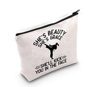 FOTAP Sac à fermeture éclair pour fille de karaté - Cadeau idéal pour les amateurs de karaté