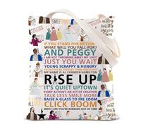 FOTAP Sac fourre-tout avec citations de Hamilton Rise Up - Cadeau pour les fans de musique Broadway, Rise Up UK, 14.56INCHES