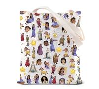 FOTAP Sac fourre-tout inspiré du film de dessin animé Asha Cadeau pour les fans d'Asha Cadeau de Saint-Valentin, Wish Uk2, 14.56INCHES