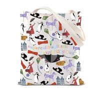 FOTAP Sac fourre-tout Mary Popp Supercalifragilistic Umbrella Poppins Sac à main Mary Popp Broadway Cadeau musical Sac à bandoulière Mary Movie, blanc, 14.26