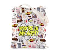 FOTAP TBBT Sac fourre-tout inspiré de l'émission télévisée Sitcom Theory Sac à main Leonard et Sheldon Cadeau scientifique Physicis Sac à bandoulière, My Spot UK, INCHES