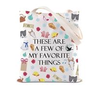 FOTAP The Sound of Music Sac de maquillage avec inscription « My Favorite Things », blanc, Favorite Things T