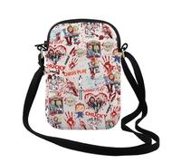 FOTAP Trousse de maquillage pour fille Motif film d'horreur Friends Til the End, Jusqu'à la fin Cr, INCHES