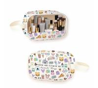 FOTAP Trousse de toilette transparente pour fans de contes de fées - Cadeau de vacances - Motif souris - Crème glacée - Cadeau magique, thing C-Makeup