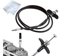 Fotasy 70 cm mécanique câble déclencheur avec Bulb-Lock pour Fujifilm X10 X20 X30 X100S X100T X-Pro1 X-pro2 X-E1 X-E2, Leica M6 M7 M8 et Nikon DF F4 FM2 F3 FE Fm3 a F80