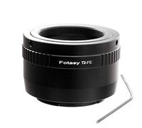 Fotasy Adaptateur d'objectif Monture T vers à E, T2 E, Compatible avec Sony a7 a7R a7s II III IV a9 a7c Alpha 1 a6600 a6500 a6400 a6300 a6100 a6000 a5100 ZV-E10