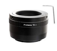 Fotasy Adaptateur d'objectif réglable en T vers monture L, adaptateur de monture en L, adaptateur d'objectif de télescope T2, compatible avec Panasonic S1 S1H S1R S4 S5 Leica SL SL2 TL2 TL Leica T