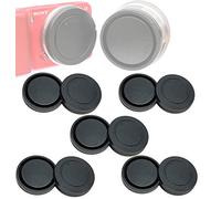Fotasy arrière d'objectif de Couverture et de Body Cap pour Appareil Photo pour Sony NEX E-Mount appareils Photo et objectifs (5 Packs)