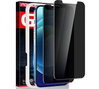 Fotbor - Lot de 2 films de protection d'écran de confidentialité pour iPhone 12 Pro Max - 2 x anti-espion incassables en verre trempé 9H pour Apple iPhone 12 Pro Max 6,7 pouces