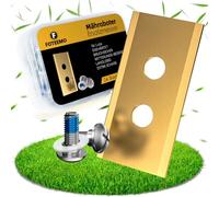 FOTEEMO Lot de 24 lames de rechange compatibles avec tondeuse à gazon Luba 2, lames de rechange compatibles avec Mammotion Yuka Mini Lames de rechange pour tondeuse à gazon robot Mammotion Endurance