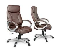 Sofotel Fauteuil de bureau EG-223 cuir marron réglable à roulettes