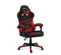huzaro Force 4.4 | Chaise Bureau | Fonction Bascule | Ergonomique | Tissu Mesh | Appui-tête | Coussin Lombaire | Réglable en Hauteur | PC Gaming | Accoudoirs Souples | Rouge