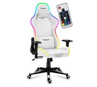 Fotel Gamingowy Huzaro Force 6.2 White Rgb Noir