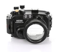 Fotga 40M 130ft Boîtier étanche Waterproof Underwater Housing Case pour Sony A6300 Caméra 16-50mm Objectif