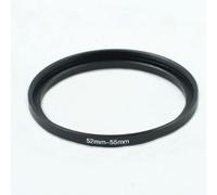 FOTGA 52 mm - 55 mm - Bague d'adaptation pour filtre - En métal - 52 mm à 55 mm - En alliage d'aluminium usiné CNC