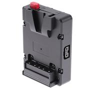 FOTGA Adaptateur de plaque de batterie Mini Nano V-Mount - Adaptateur de plaque d'alimentation de batterie V-Lock en format de poche avec sortie D-Tap