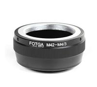 Fotga Adaptateur d'objectif pour Objectif M42 à vis pour Panasonic Olympus Micro 4/3 Stylo d'appareil Photo E-PL6 E-PL7 E-PL8 E-PL9 E-M Om-D E-M5 E-M10 Mark II III Lumix GH4 GH5 GH5s