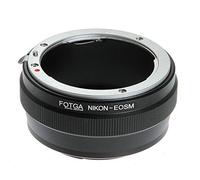 Fotga Adaptateur d'objectif pour Objectif Nikon F sur Appareil Photo sans Miroir Canon EOSM EF-M Mount M2 M3 M5 M6 II M10 M50 M100 M200 FTAB070