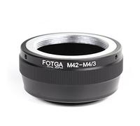 FOTGA Adaptateur M42 42 mm pour micro 4/3 m4/3 G1 GH1 GH3 G2 GH4 GH5 GH5s GF1 EP1 EM5 G2 GF6 EPL5 EP5